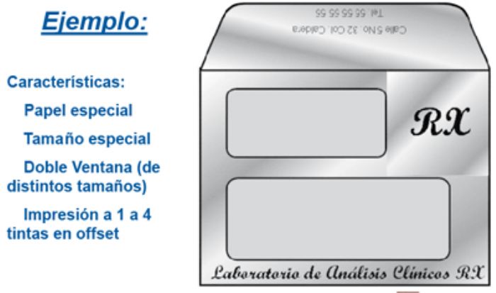 SOBRES ESPECIALES